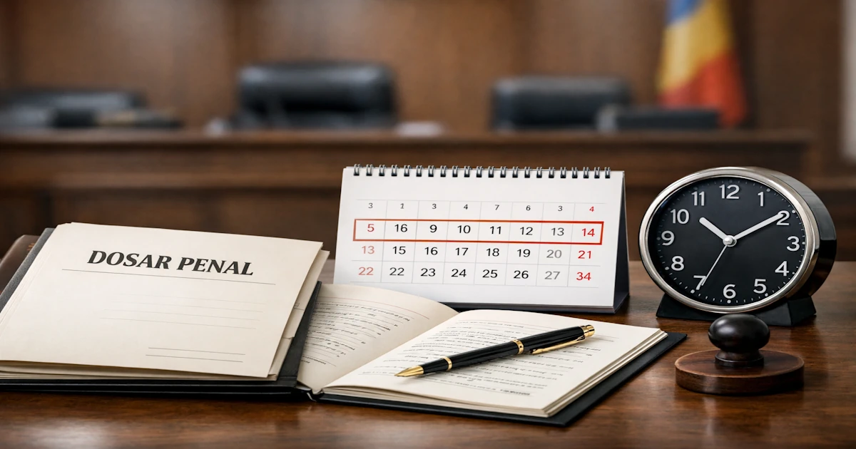 Dosar penal și termen de verificare a arestului